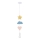 Lustre infantil suspenso por cabo TRIO 1xE27/20W/230V amarelo/azul/rosa