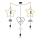 Lustre infantil suspenso por cabo TRIO 3xE27/20W/230V amarelo/azul/cinza