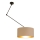Lustre LED ajustável em haste GORTA 1xE27/60W/230V bege/dourado