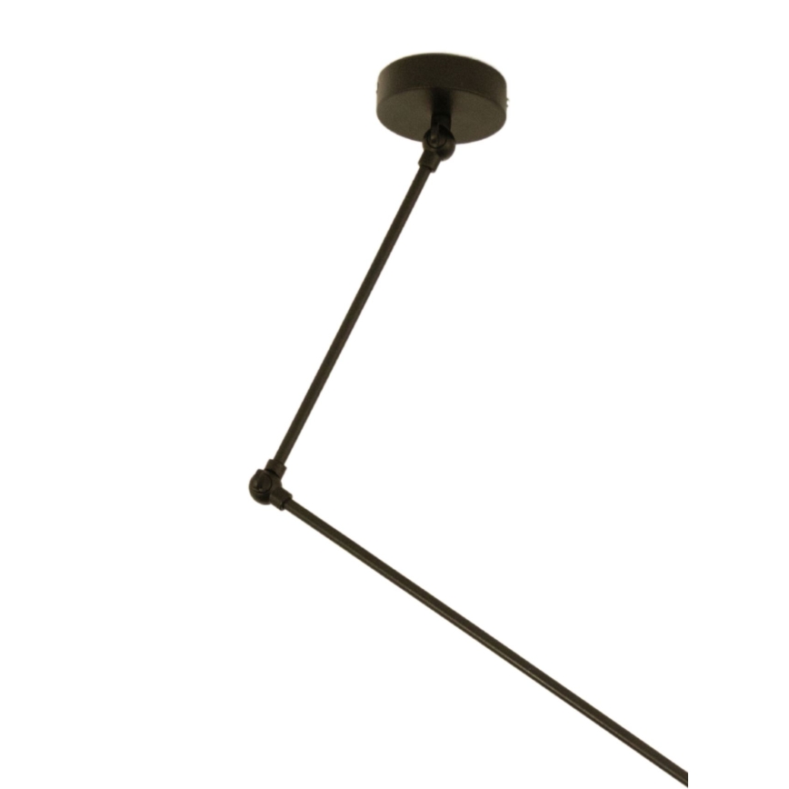 Lustre LED ajustável em haste GORTA 1xE27/60W/230V branco/dourado