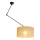 Lustre LED ajustável em haste GORTA 1xE27/60W/230V juta