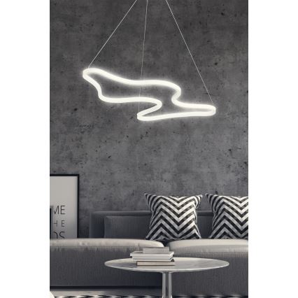 Lustre LED ARTISAN suspenso por cabo 36W/230V 6500K branco