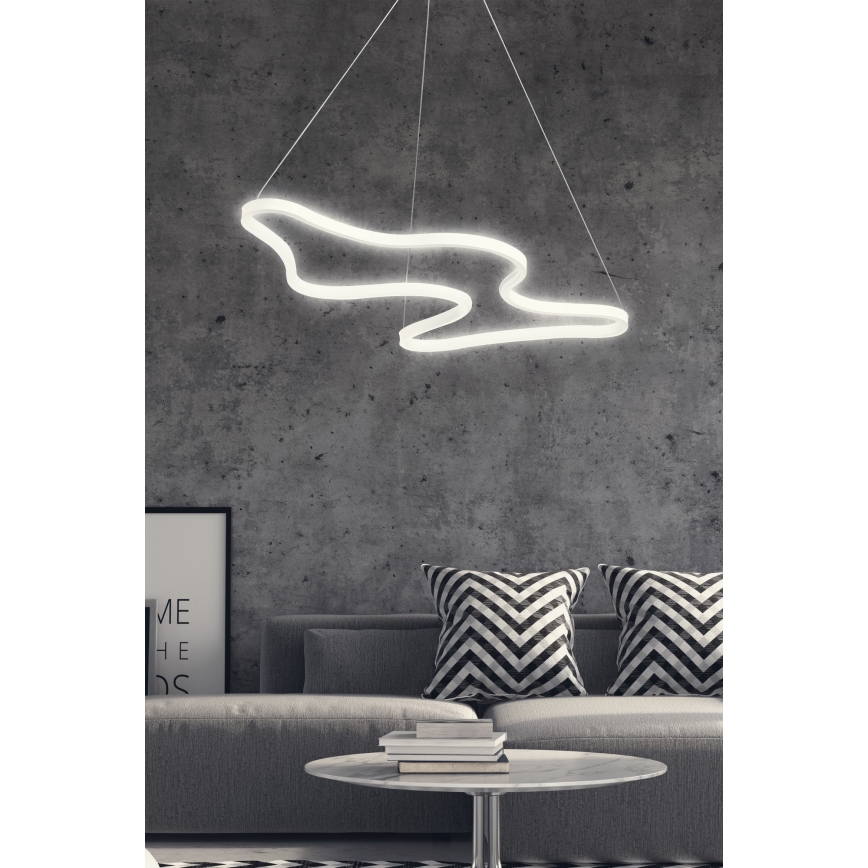 Lustre LED ARTISAN suspenso por cabo 36W/230V 6500K branco