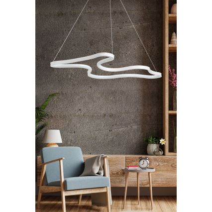 Lustre LED ARTISAN suspenso por cabo 36W/230V 6500K branco