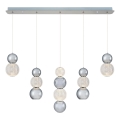Lustre LED CREMONA suspenso por cabo, 27W/230V, 3000K, cromo mate