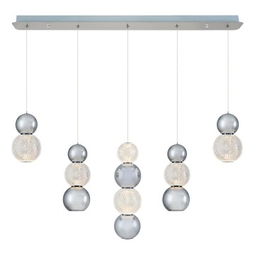 Lustre LED CREMONA suspenso por cabo, 27W/230V, 3000K, cromo mate