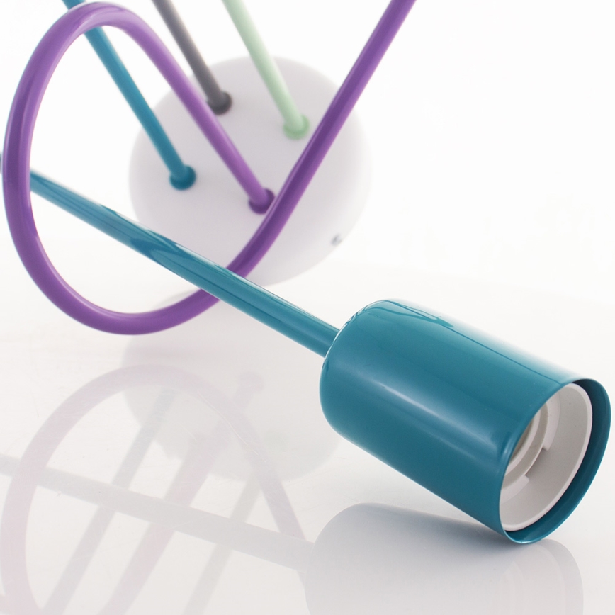 Lustre de teto LED OXFORD 4xE27/10W/230V