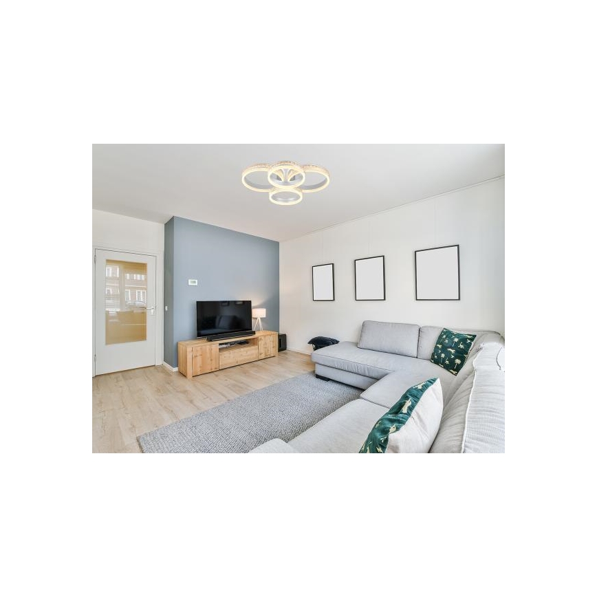 Lustre LED de teto sobreposto dimerizável LED/150W/230V 3000-6500K + controlo remoto