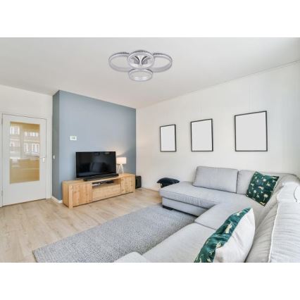 Lustre LED de teto sobreposto dimerizável LED/150W/230V 3000-6500K + controlo remoto