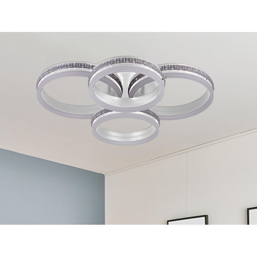 Lustre LED de teto sobreposto dimerizável LED/150W/230V 3000-6500K + controlo remoto
