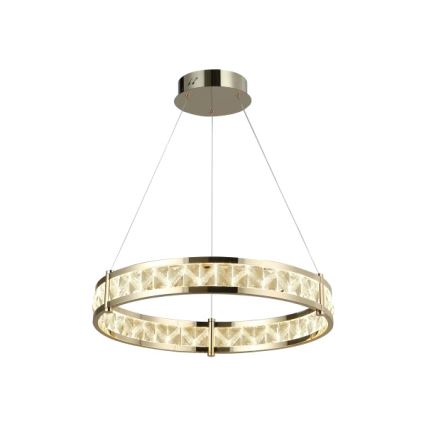 Lustre de cristal LED dimerizável suspenso por cabo ENRIQUE LED/40W//230V 3000-6000K Ø 60 cm + comando remoto