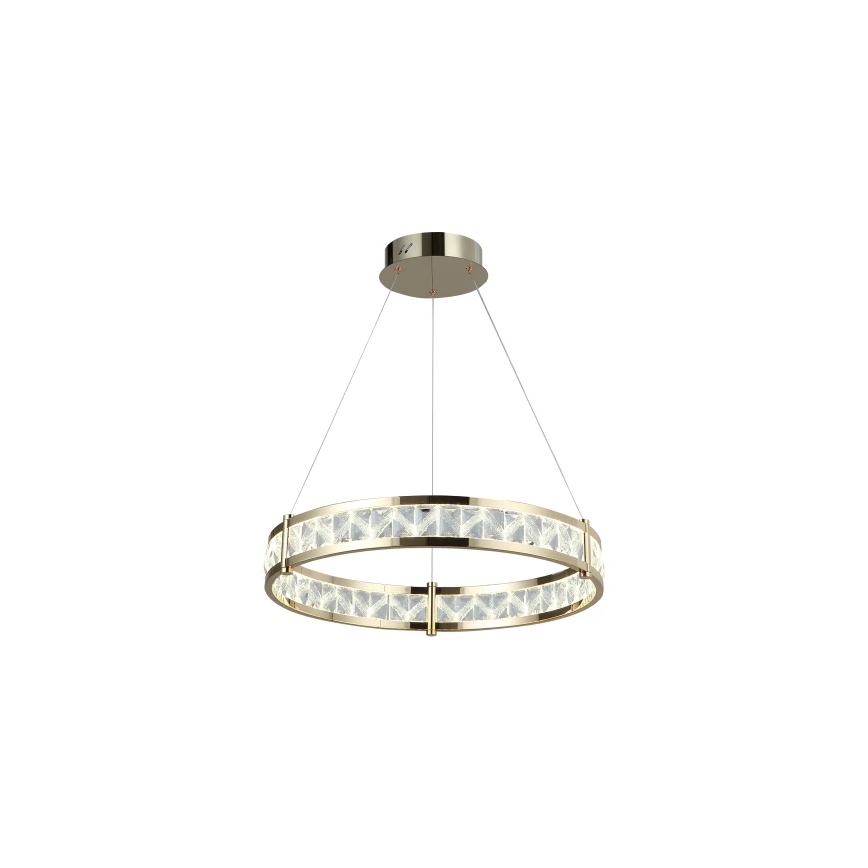 Lustre de cristal LED dimerizável suspenso por cabo ENRIQUE LED/40W//230V 3000-6000K Ø 60 cm + comando remoto