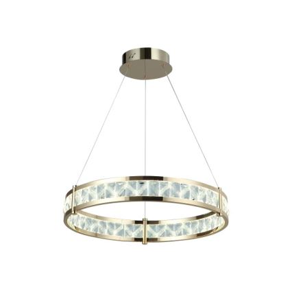 Lustre de cristal LED dimerizável suspenso por cabo ENRIQUE LED/40W//230V 3000-6000K Ø 60 cm + comando remoto