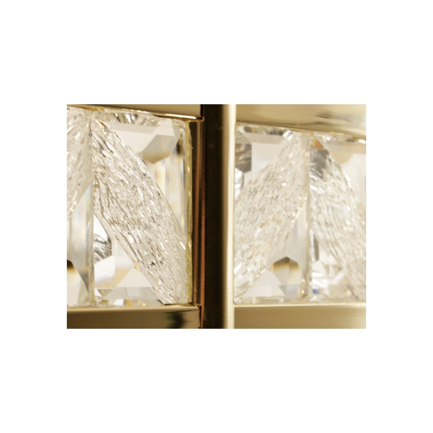 Lustre de cristal LED dimerizável suspenso por cabo ENRIQUE LED/40W//230V 3000-6000K Ø 60 cm + comando remoto