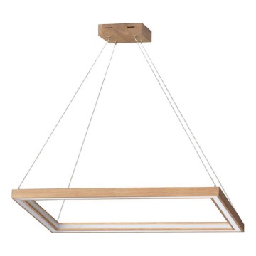 Lustre LED dimerizável em cabo LEGNO 2xLED/33W/230V carvalho