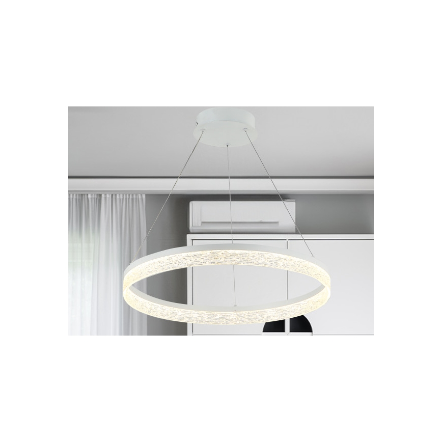 Lustre LED dimável suspenso por cabo ALIANZ LED/60W/230V 3000-6000K, diâmetro 80 cm + comando remoto