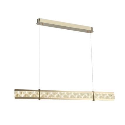 Lustre de cristal LED dimerizável suspenso por cabo ENRIQUE LED/20W//230V 3000-6000K + controlo remoto