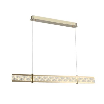 Lustre de cristal LED dimerizável suspenso por cabo ENRIQUE LED/20W//230V 3000-6000K + controlo remoto
