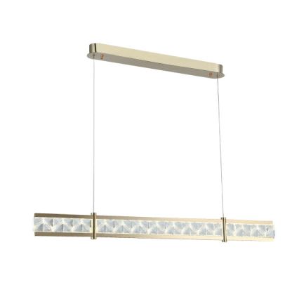 Lustre de cristal LED dimerizável suspenso por cabo ENRIQUE LED/20W//230V 3000-6000K + controlo remoto