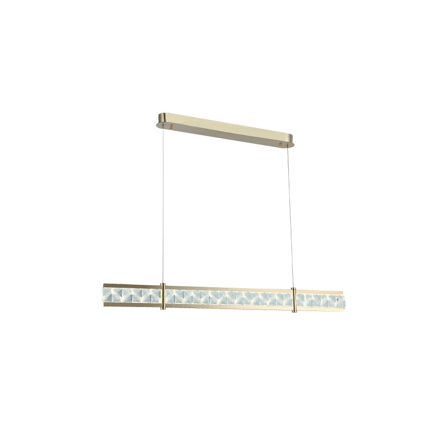 Lustre de cristal LED dimerizável suspenso por cabo ENRIQUE LED/20W//230V 3000-6000K + controlo remoto