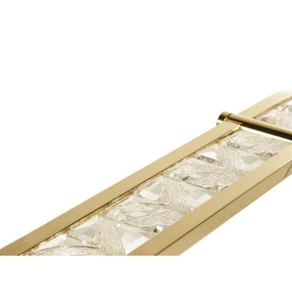 Lustre de cristal LED dimerizável suspenso por cabo ENRIQUE LED/20W//230V 3000-6000K + controlo remoto