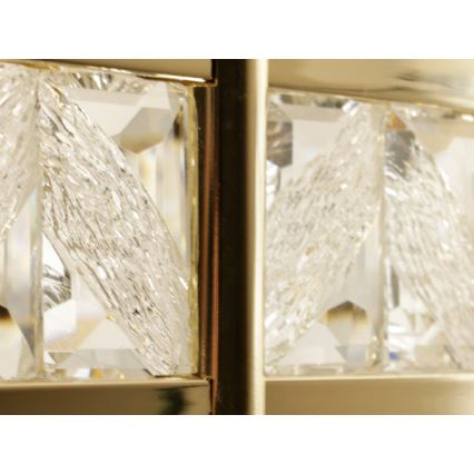 Lustre de cristal regulável suspenso por cabo ENRIQUE LED/50W//230V 3000-6000K + comando à distância