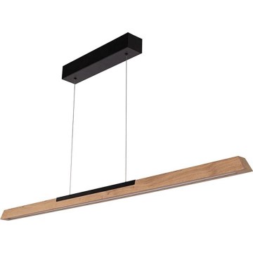 Lustre LED dimerizável suspenso por cabo JONAS LED/16,5W/230V carvalho