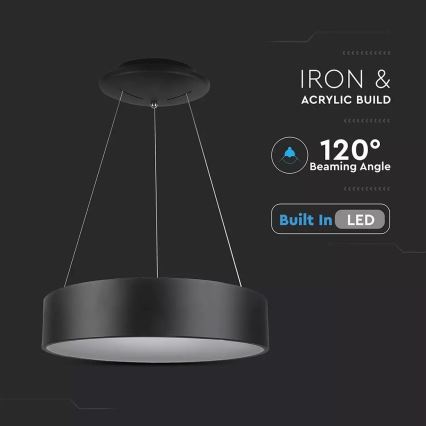 Lustre LED dimerizável suspenso por cabo LED/30W/230V