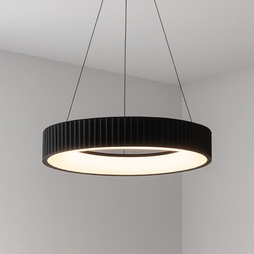 Lustre LED dimerizável suspenso por cabo LED/75W/230V 3000-6500K Ø 49 cm + controlo remoto