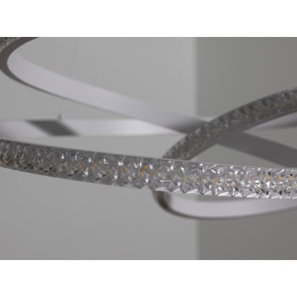Lustre dimável em cabo LED/90W/230V 3000-6500K diâmetro 47 cm + controlo remoto