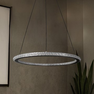 Lustre LED dimerizável suspenso por cabo LED/90W/230V 3000-6500K Ø 60 cm + controlo remoto
