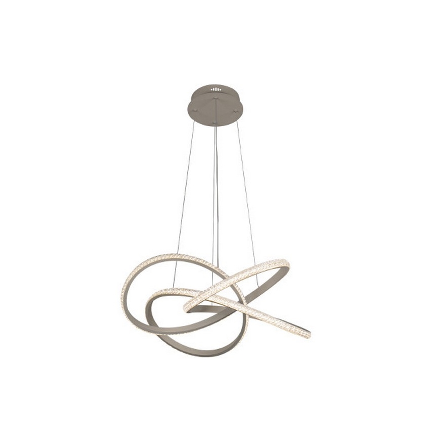 Lustre LED dimerizável suspenso em cabo LED/95W/230V 3000-6500K Ø57 cm + comando remoto