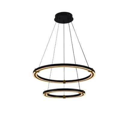 Lustre LED regulável em cabo LED/130W/230V 3000-6500K diâmetro 60 cm + controlo remoto