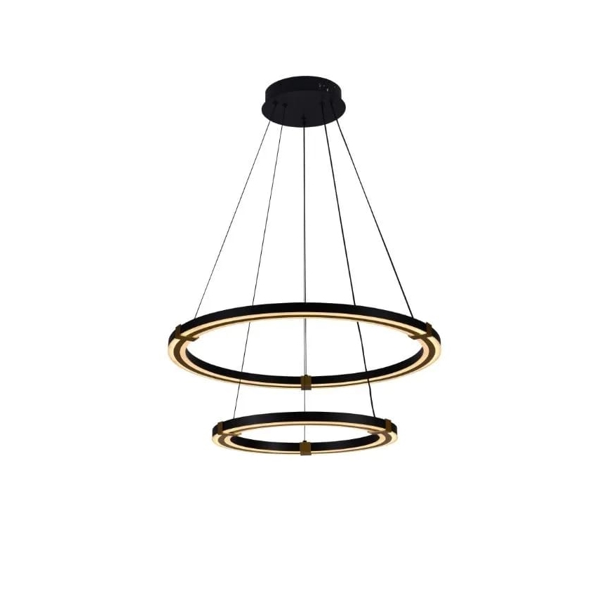 Lustre LED regulável em cabo LED/130W/230V 3000-6500K diâmetro 60 cm + controlo remoto