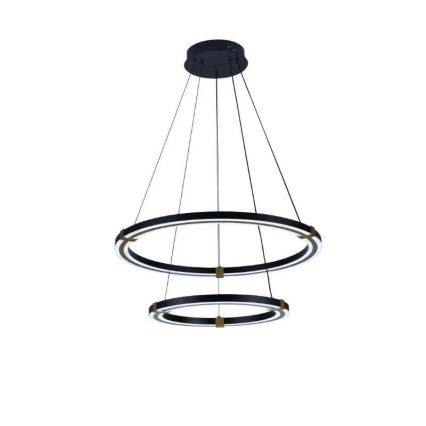 Lustre LED regulável em cabo LED/130W/230V 3000-6500K diâmetro 60 cm + controlo remoto