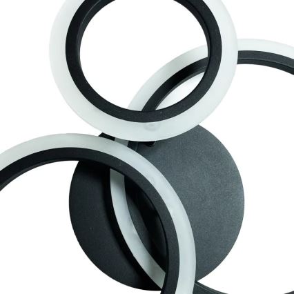 Lustre de teto LED dimmerizável LED/40W/230V 3000-6500K preto + controlo remoto