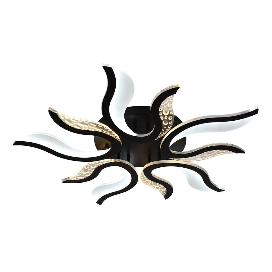 Lustre de teto LED dimmerizável LED/65W/230V 3000-6500K preto + comando à distância