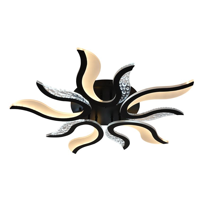 Lustre de teto LED dimmerizável LED/65W/230V 3000-6500K preto + comando à distância