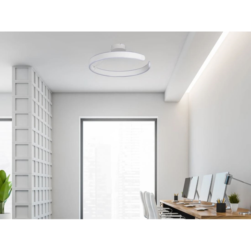 Lustre de teto LED dimmerizável LED/72W/230V 3000-6500K branco + controlo remoto