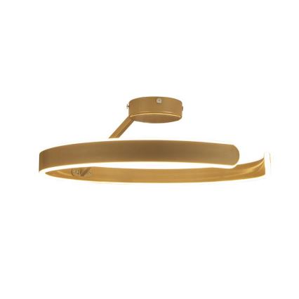 Lustre de teto LED dimmerizável LED/72W/230V 3000-6500K dourado + controlo remoto