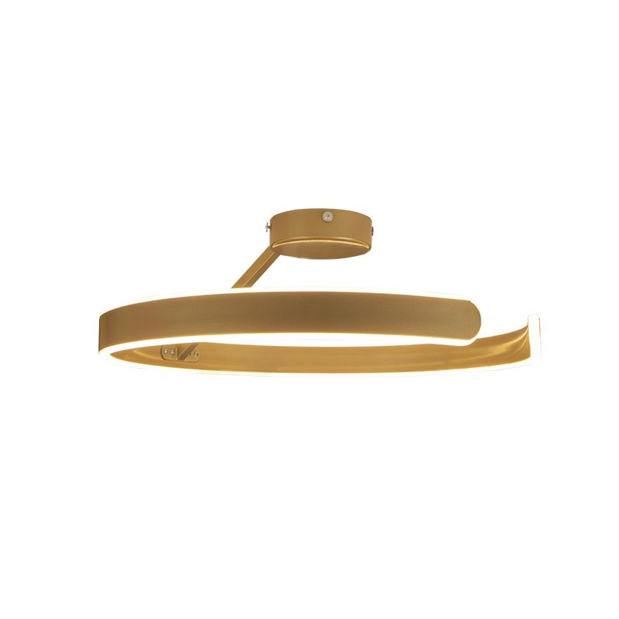 Lustre de teto LED dimmerizável LED/72W/230V 3000-6500K dourado + controlo remoto