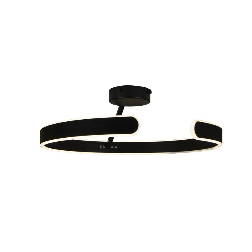 Lustre de teto LED dimmerizável LED/72W/230V 3000-6500K preto + comando à distância