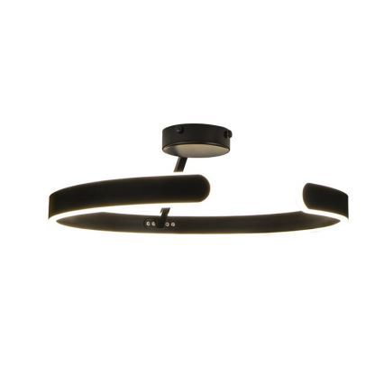 Lustre de teto LED dimmerizável LED/72W/230V 3000-6500K preto + comando à distância