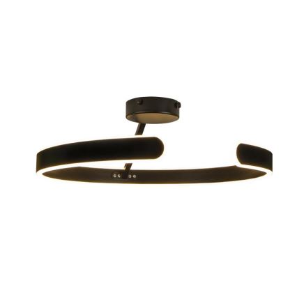 Lustre de teto LED dimmerizável LED/72W/230V 3000-6500K preto + comando à distância