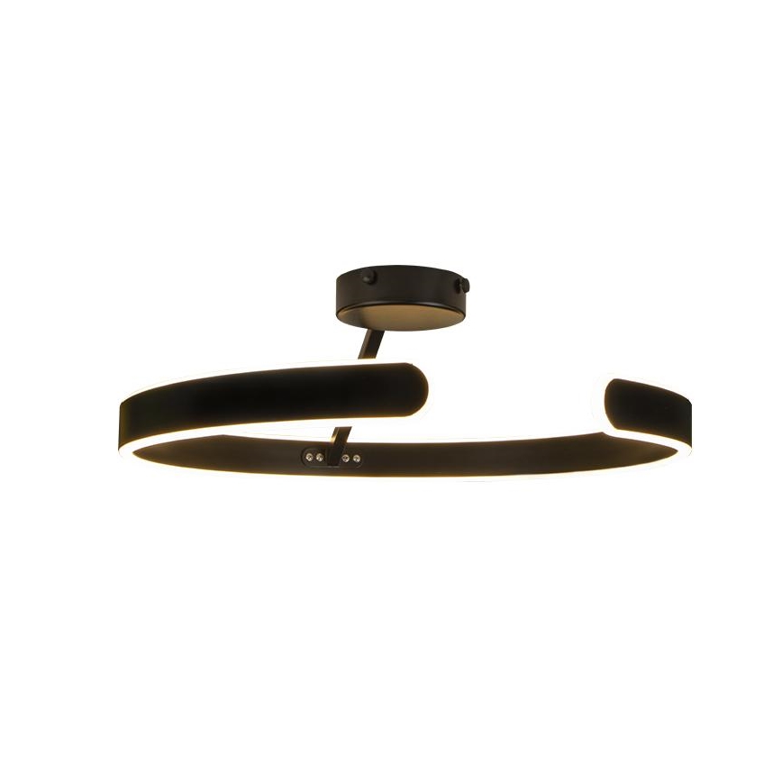 Lustre de teto LED dimmerizável LED/72W/230V 3000-6500K preto + comando à distância