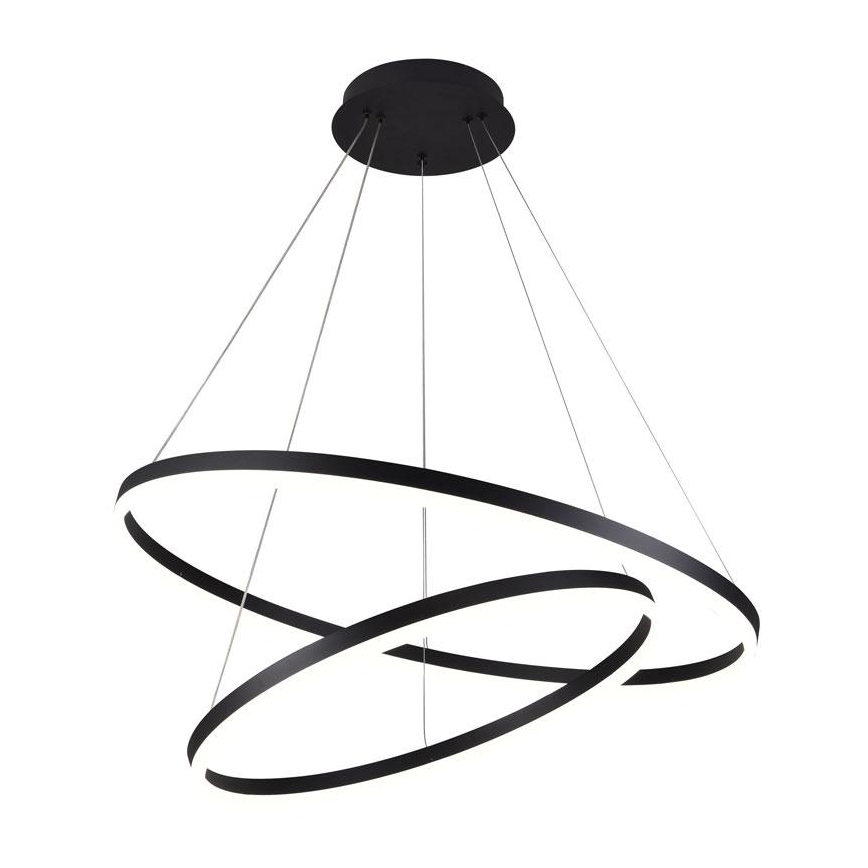 Lustre LED regulável em cabo LED/100W/230V 3000-6500K diâmetro 80 cm + comando à distância