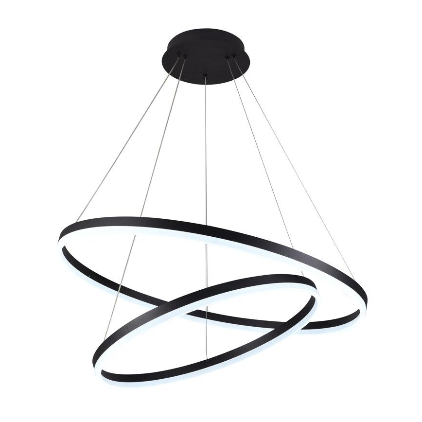 Lustre LED regulável em cabo LED/100W/230V 3000-6500K diâmetro 80 cm + comando à distância