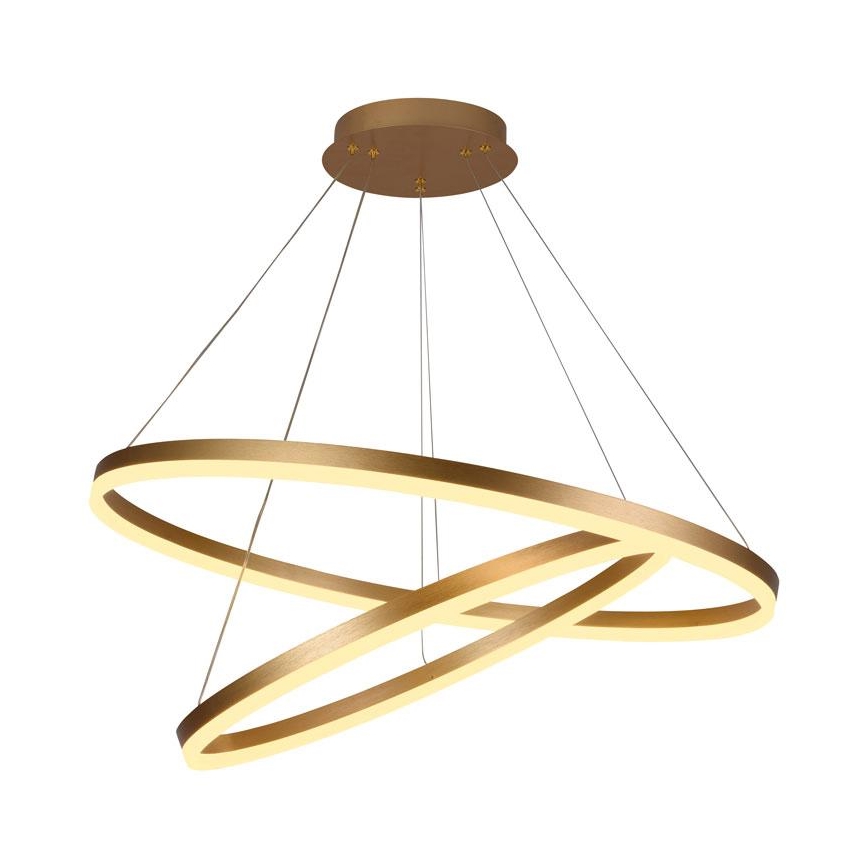 Lustre LED regulável em cabo LED/100W/230V 3000-6500K diâmetro 80 cm + comando à distância