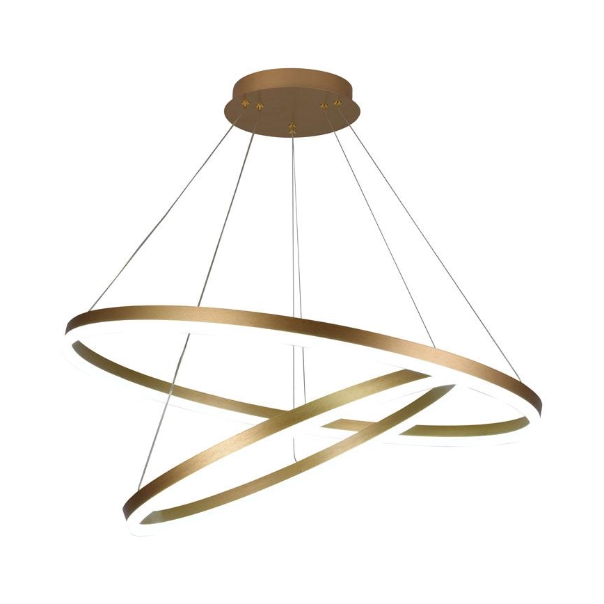 Lustre LED regulável em cabo LED/100W/230V 3000-6500K diâmetro 80 cm + comando à distância