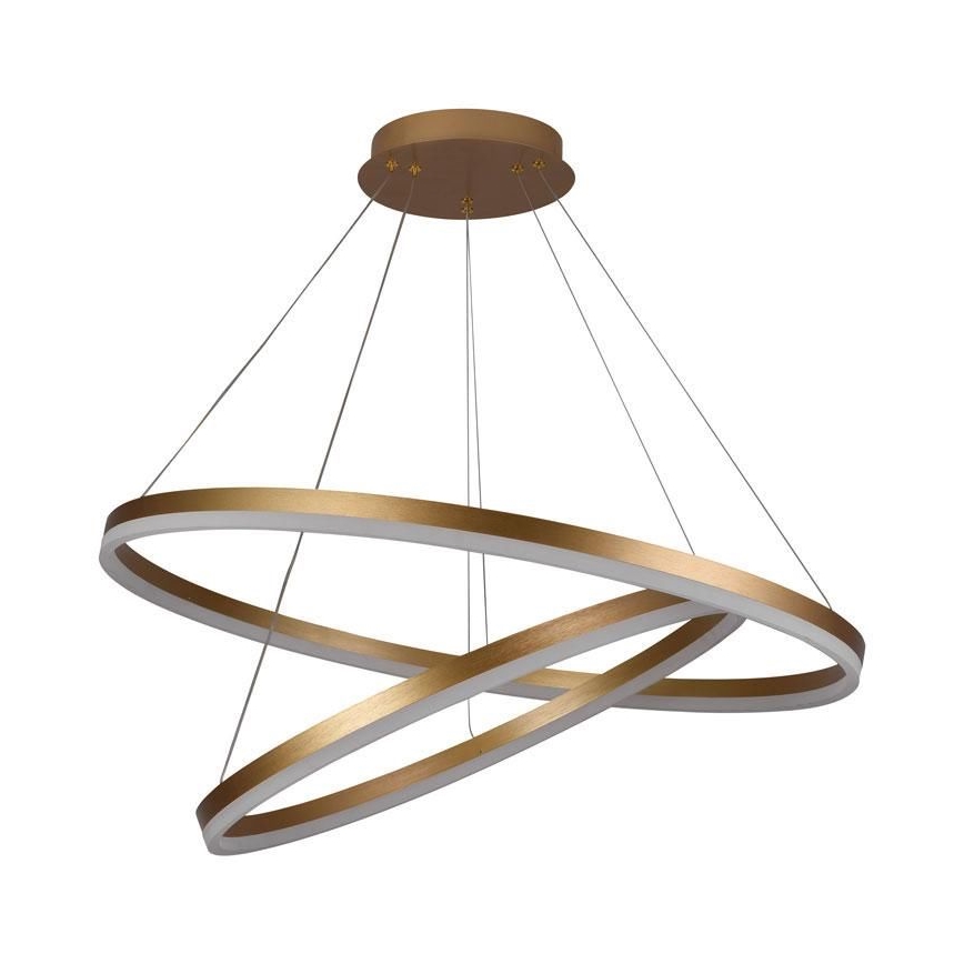 Lustre LED regulável em cabo LED/100W/230V 3000-6500K diâmetro 80 cm + comando à distância